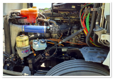 Picture of a diesel engine
